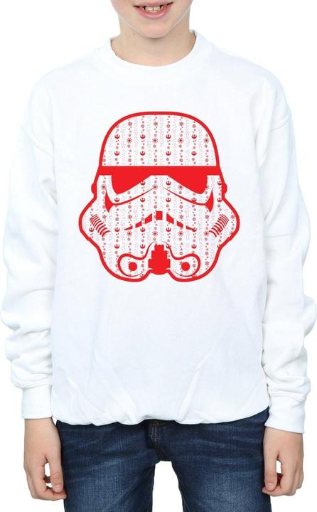 Image du produit Star Wars - Sweat CHRISTMAS STORMTROOPER HELMET - Garçon (128)