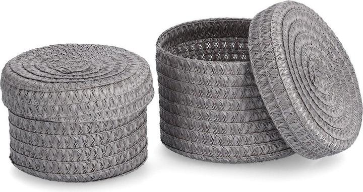 Produktbild Zeller Present Korb-Set (2 x, Ø 16 x 10 cm, Ø 17 x 12 cm)