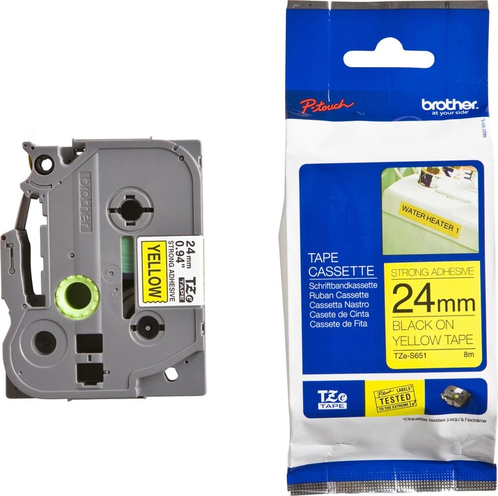Produktbild Brother Tze-S651 (2.40 cm, Grau)
