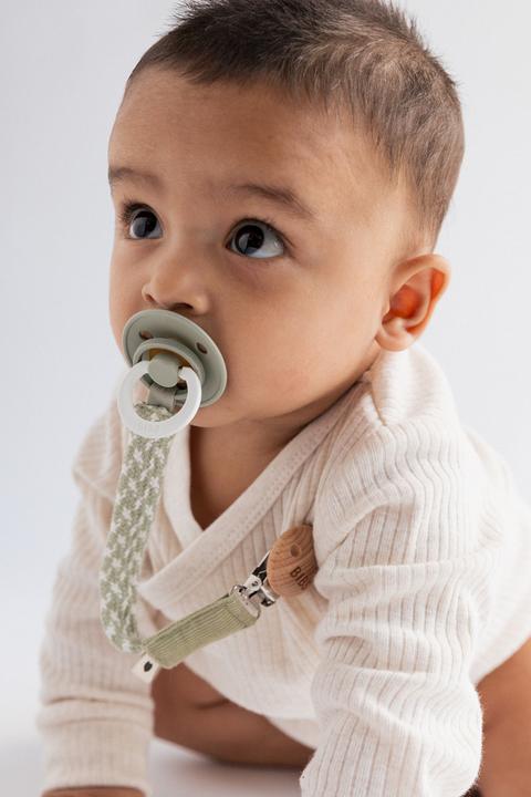 Actual product image Bibs x Liberty dummy chain, Camomille Lawn Baby Blue (1 x, from birth)