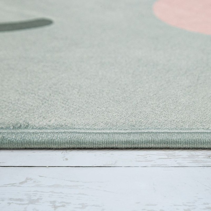 Produktbild Paco Home Kinderteppich Teppich Kinderzimmer Koala Form Grau (90 x 120 cm)