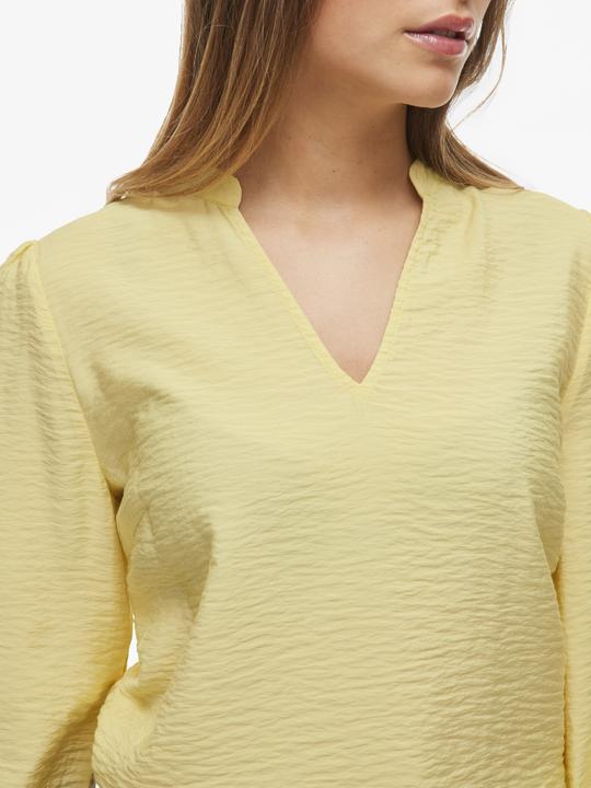 Actual product image Vila V-Ausschnitt Oberteil mit langen Ärmeln (34)