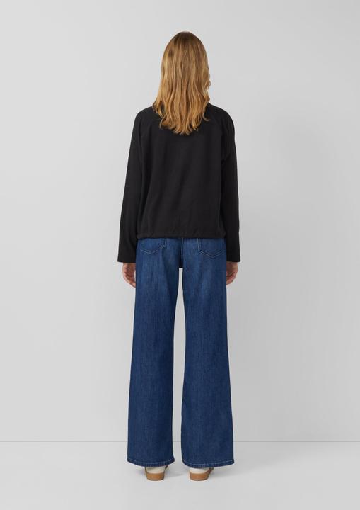 Produktbild s.Oliver Sweatshirt Weiches Sweatshirt mit Bindedetail (40)
