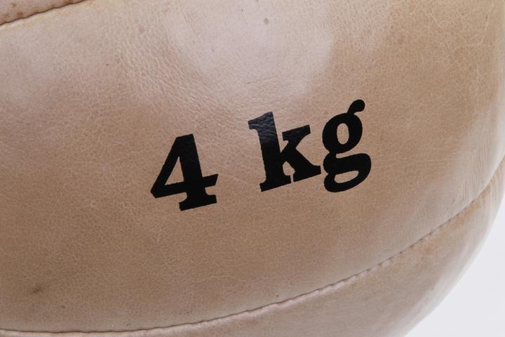 Image du produit Tanga Sports Médicine-ball en cuir, 4 kg (4 kg)
