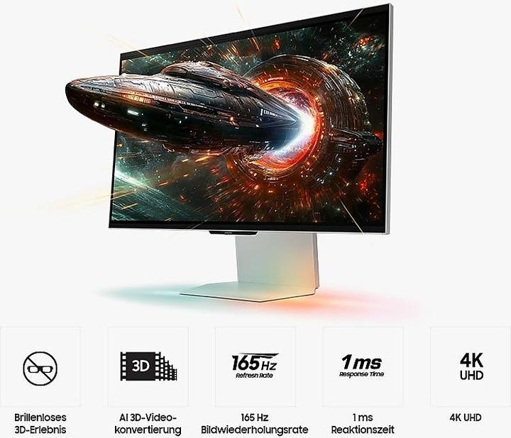 Actual product image Samsung Odyssey 3D - G90XF (3840 x 2160 Pixels, 27")