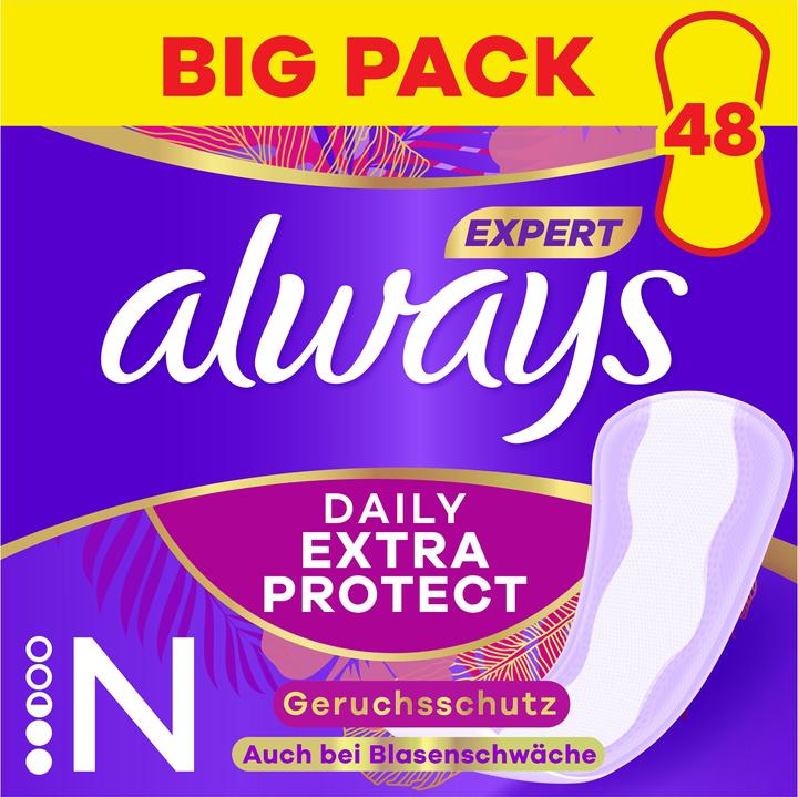 Immagine prodotto Always Expert Daily Extra Protect (48 x, Fodere per mutande)