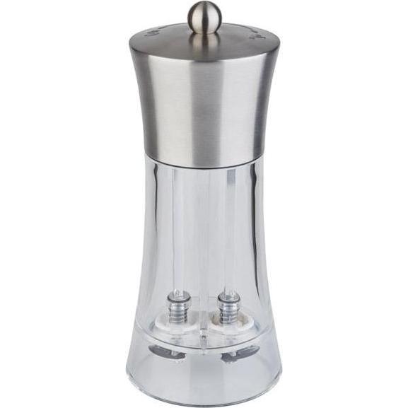 Thumbnail - APS 2in1 Salz- und Pfeffermühle, Pfeffermühle + Salzmühle, Silber