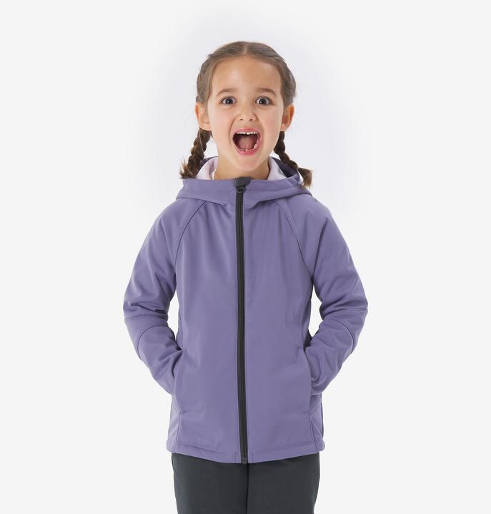 Immagine prodotto Quechua Softshelljacke Kleinkinder Gr. 92–116 Wandern - MH900 violett (122)