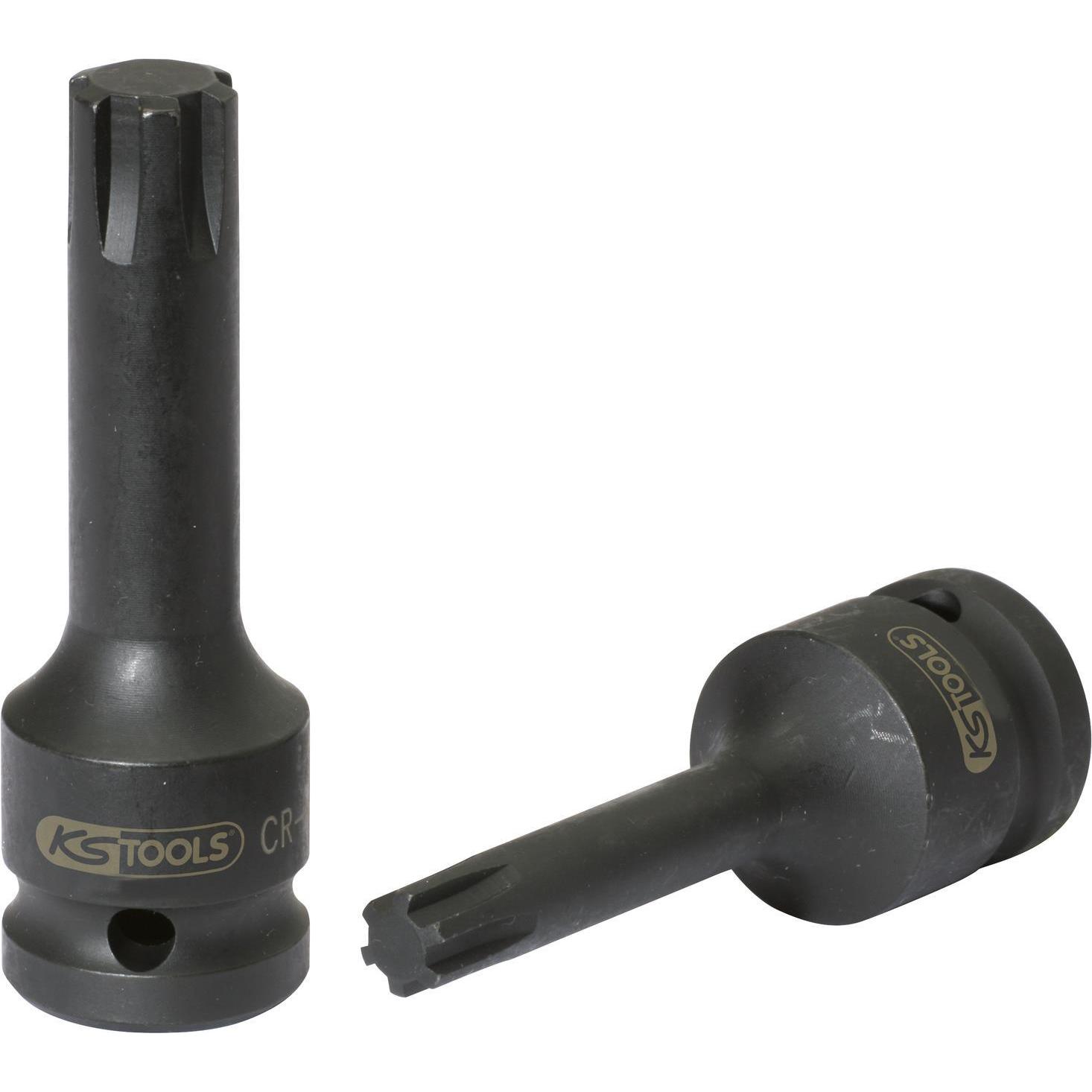 KS Tools, Steckschlüssel + Stecknuss, 1/2" Kraft-Bit-Stecknuss