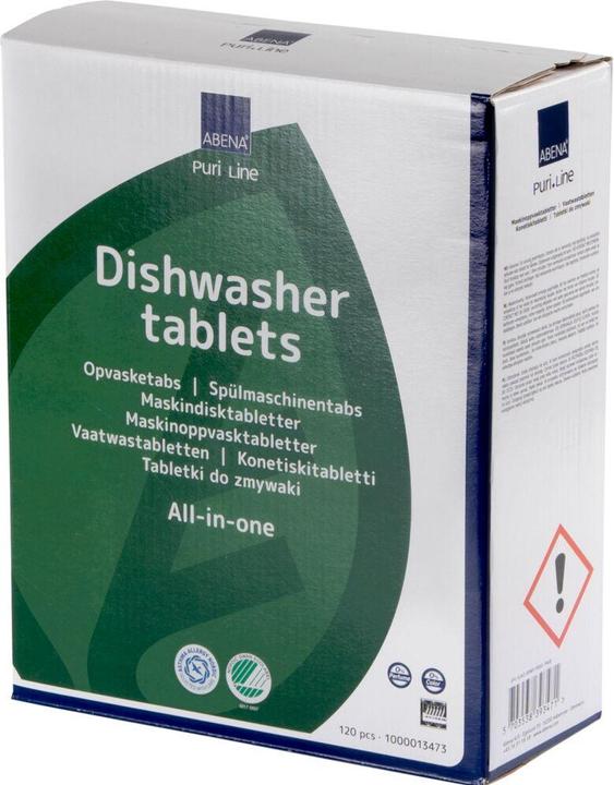 Produktbild Abena Puri-Line,Tabs for dishwashers, all-in-one, water soluble foil, 120 pcs.