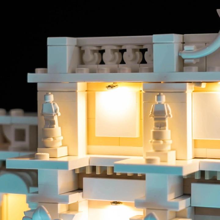 Produktbild BrickBling LED Licht Set für LEGO Trevi-Brunnen (21062) inkl. Fernbedienung