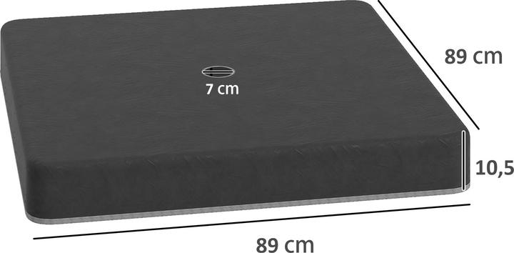Produktbild Outsunny Schirmgewichte Kunststoff, Polyester Schwarz