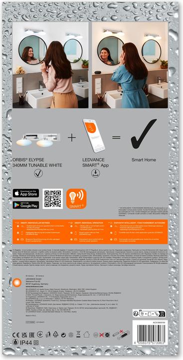 Produktbild Ledvance Smart+ Wifi Orbis Wall Elypse (1000 lm)