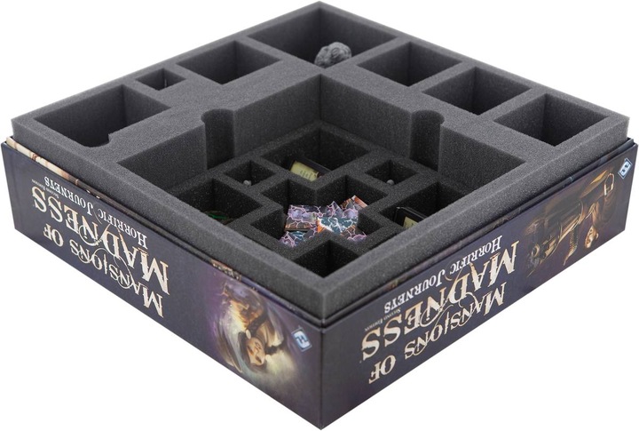 Produktbild Feldherr AF27SET - Schaumstoff-Set für Villen des Wahnsinns (2. Edition): Grauenvolle Reisen, Brettspielbox