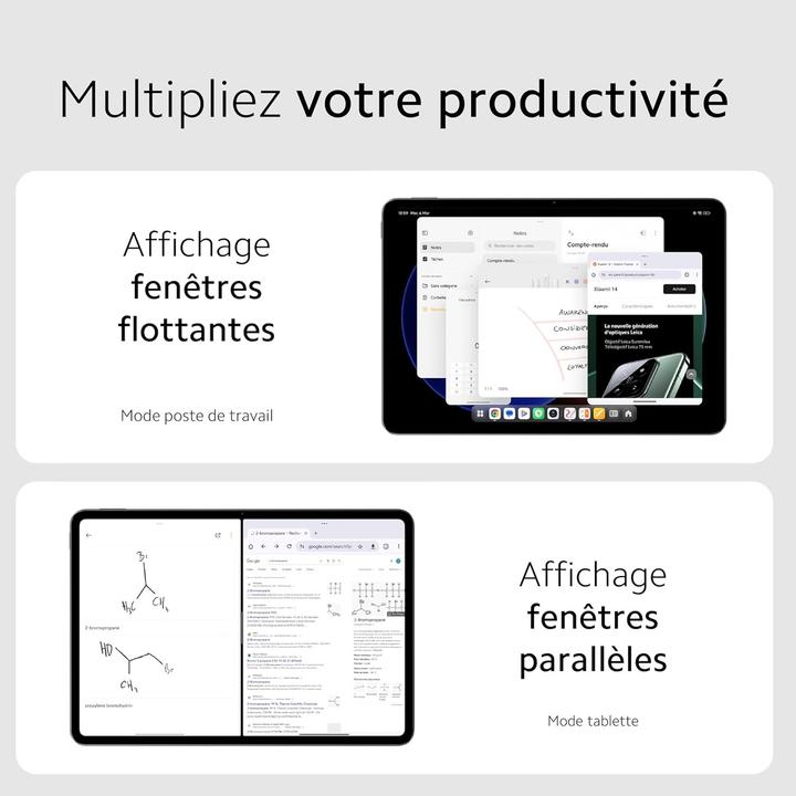 Actual product image Xiaomi Pad 6S Pro (12.40", 256 GB, Graphite grey)