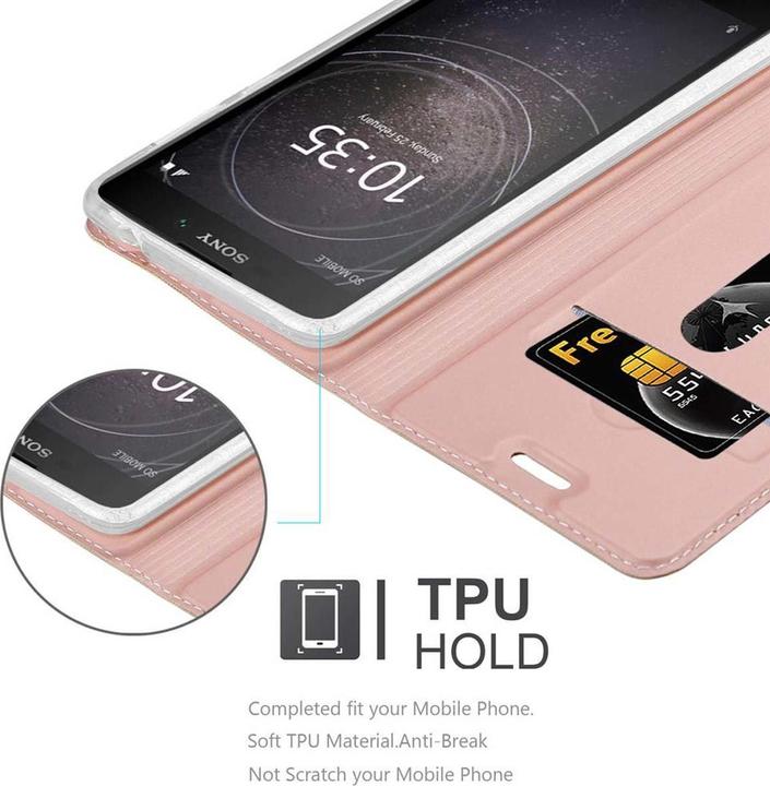 Actual product image Cadorabo Book Classy Style Cover (Sony Xperia L2)
