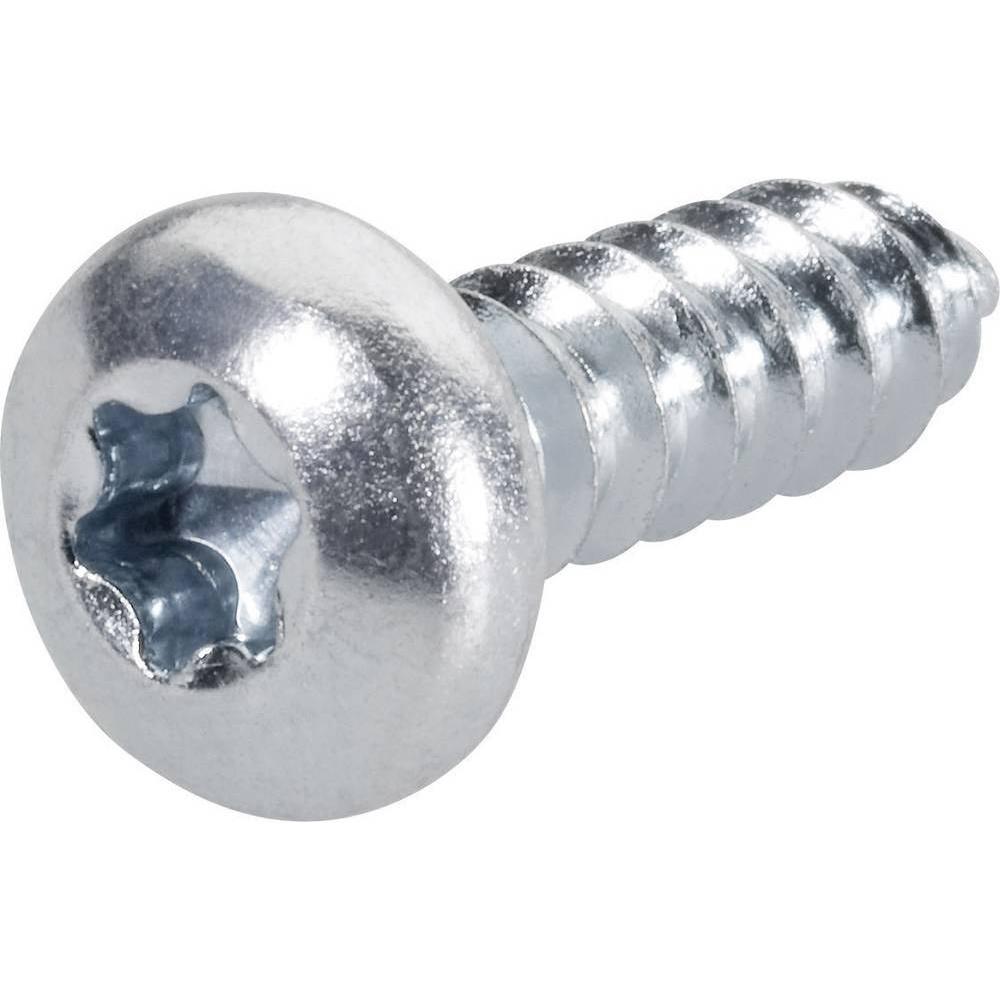 Toolcraft, Schrauben, Linsenblechschrauben (100 Schrauben pro Stück)