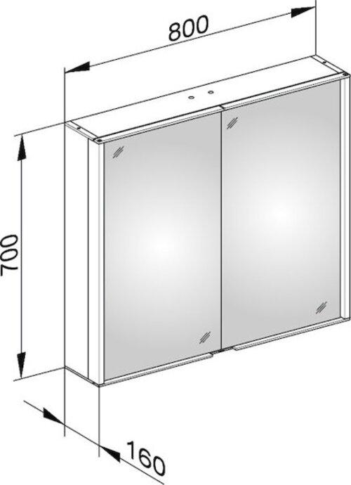 Image du produit Keuco KE Armoire de toilette Royal Match 12802