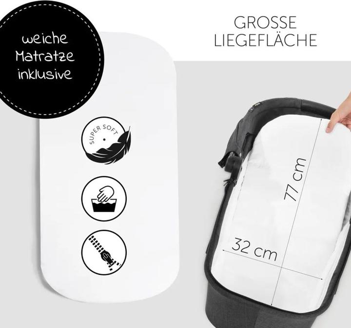 Immagine prodotto Hauck Kinderwagen 3 in 1 4in1 Kinderwagen-Set Vision X Trio Set - inkl. i-Size