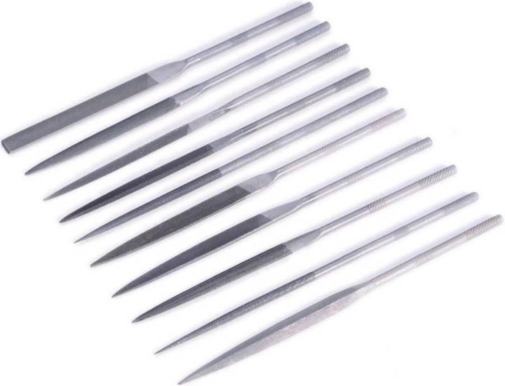 Toolcraft Jeu de limes à aiguilles 10pcs (90 mm)