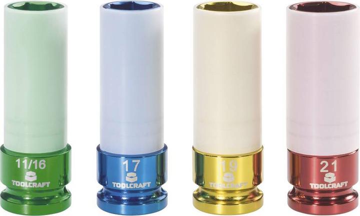 Produktbild Toolcraft Steckschlüssel-Satz 4tlg (11/16")