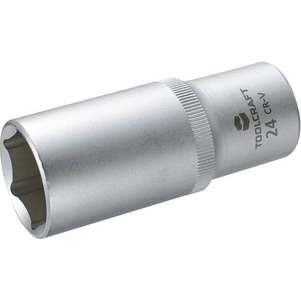 Toolcraft, Steckschlüssel + Stecknuss, Steckschlüssel-Einsatz 12.5 mm (1/2”) (24 mm)