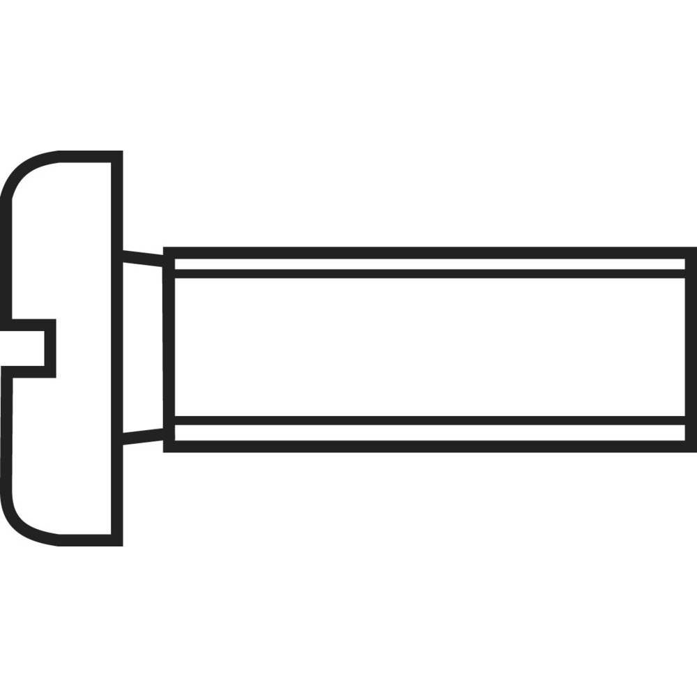 Toolcraft, Schrauben, Zylinderschrauben (20 Schrauben pro Stück)