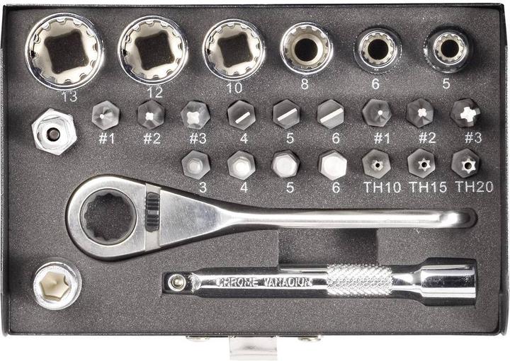 Immagine prodotto Toolcraft Set di mini cricchetti (6 mm, 3 mm, 5 mm, 4 mm)