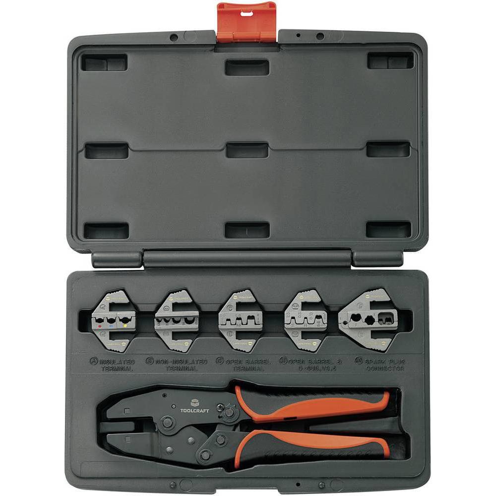 Thumbnail - Toolcraft, Zange, Crimpzangen-Set, 6-teilig (225 mm)