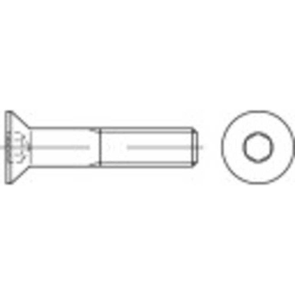 Toolcraft, Schrauben, Senkkopfschrauben mit Innensechskant (100 Schrauben pro Stück)