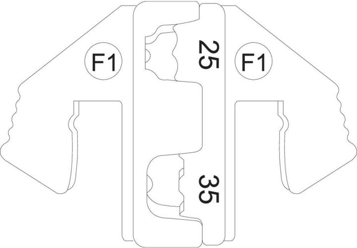 Actual product image Toolcraft Crimp insert For wire end ferrules (50.90 mm)
