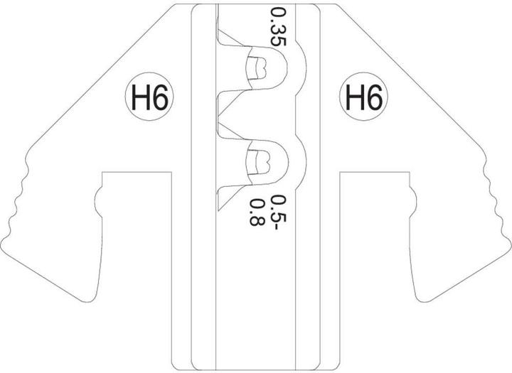 Produktbild Toolcraft Aderendhülsen Quetschbereich: 0.35 bis 0.8 mm² (51 mm)