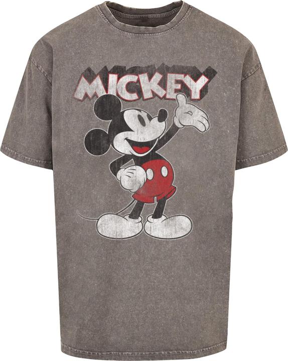 Actual product image Absolute Cult Mickey Mouse - Presents Acid Washed Oversized Tee - 114745 (XS)