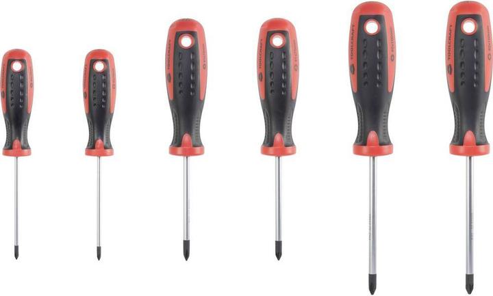 Image du produit Toolcraft Jeu de tournevis 6 pces PH,PZ