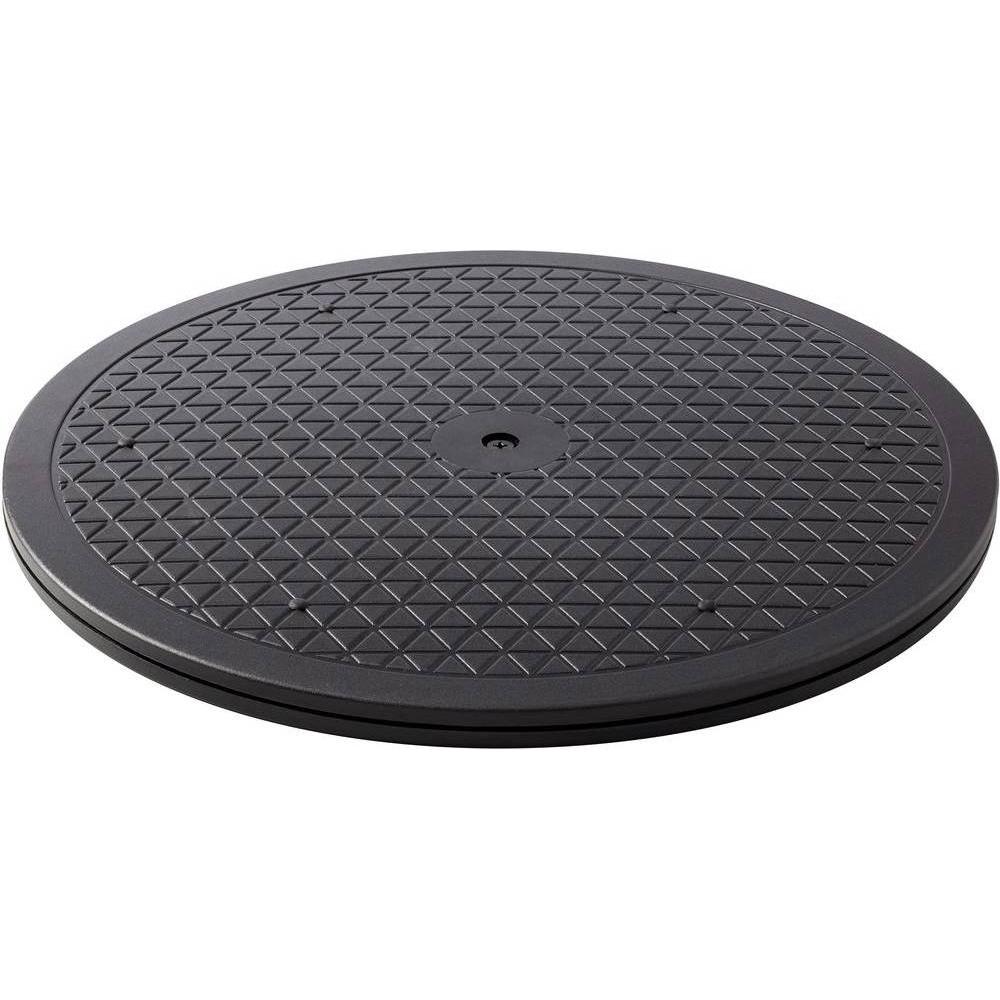 Toolcraft Schwenkbarer Multifunktions- Drehteller Ø 40 cm, Monitor Erhöhung, Schwarz