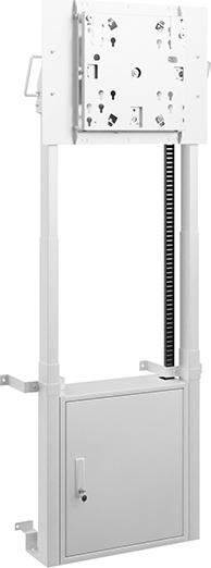 Image du produit Hagor HP Twin Lift FW-Flip motor.hoehenv. Liftsys. Sol-Mur pour f. Samsung Flip 140cm VESA 400x (Sol, 55", 45 kg)