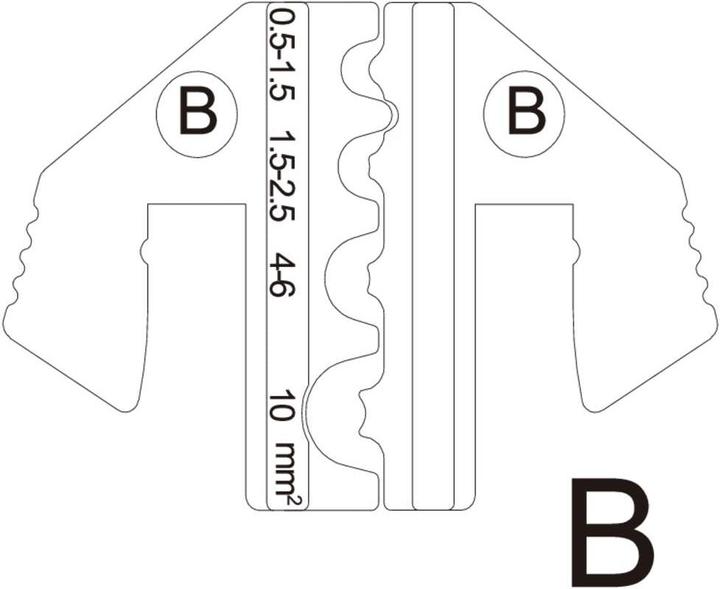 Image du produit Toolcraft Cosses non isolées Plage de sertissage : 1,5 à 10 mm². (51 mm)