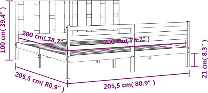 Produktbild vidaXL Gilles (200 x 200 cm)