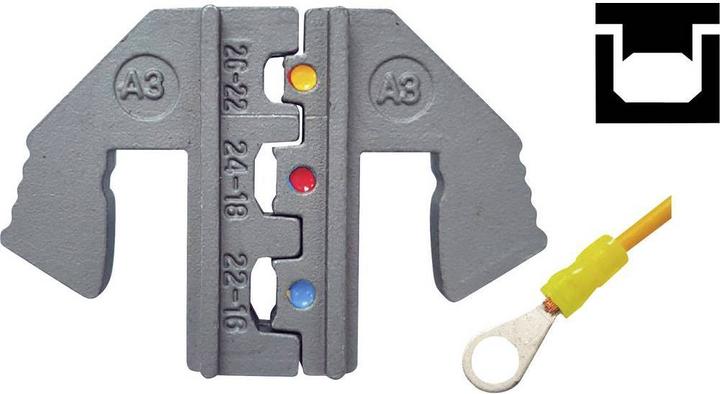 Image du produit Toolcraft Cosses isolées Plage d'écrasement : 0,1 à 1,5 mm². (50.80 mm)