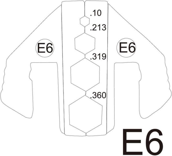 Actual product image Toolcraft Crimping insert
