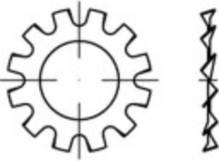 Produktbild Toolcraft Zahnscheiben