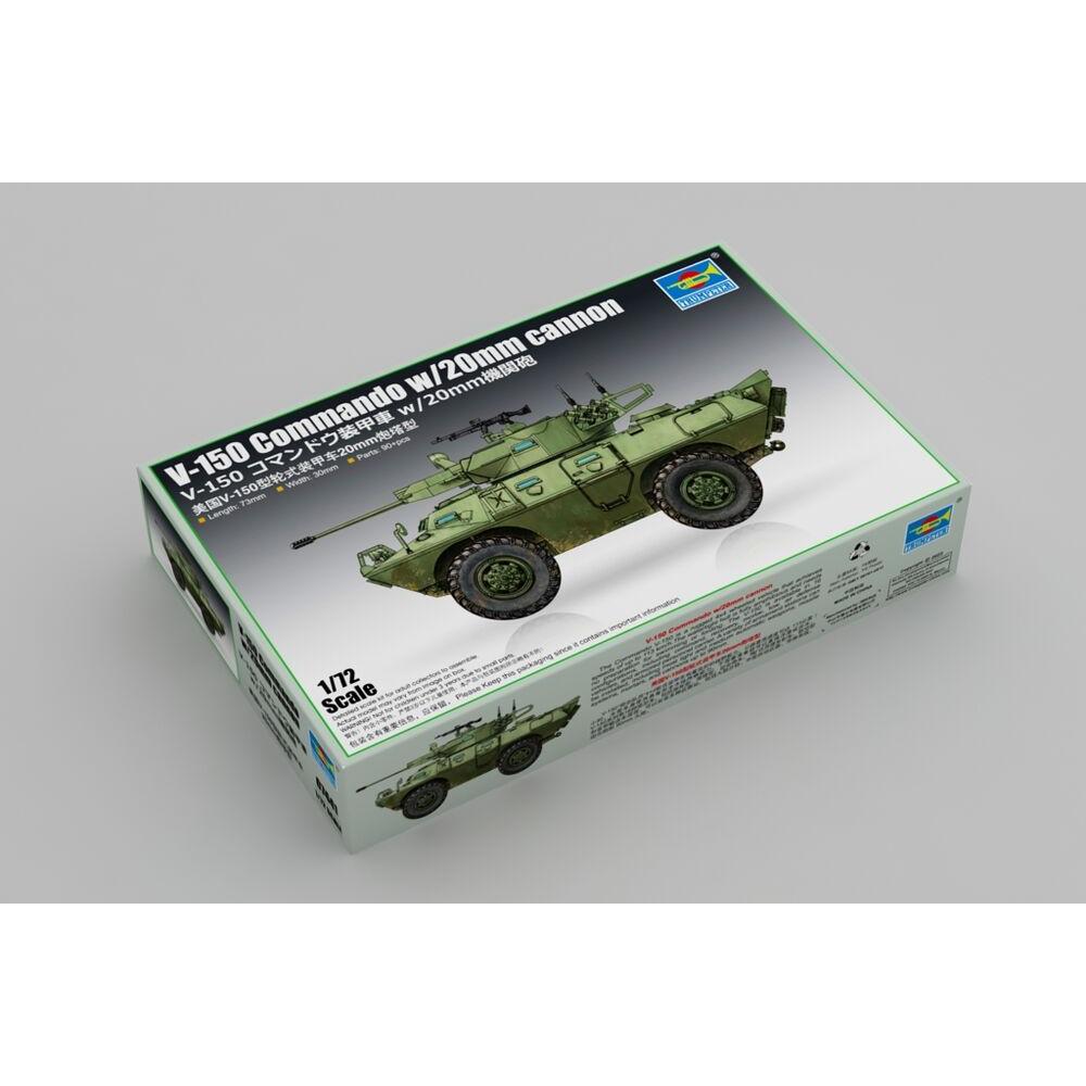 Trumpeter V-150 Commando w/20mm cannon