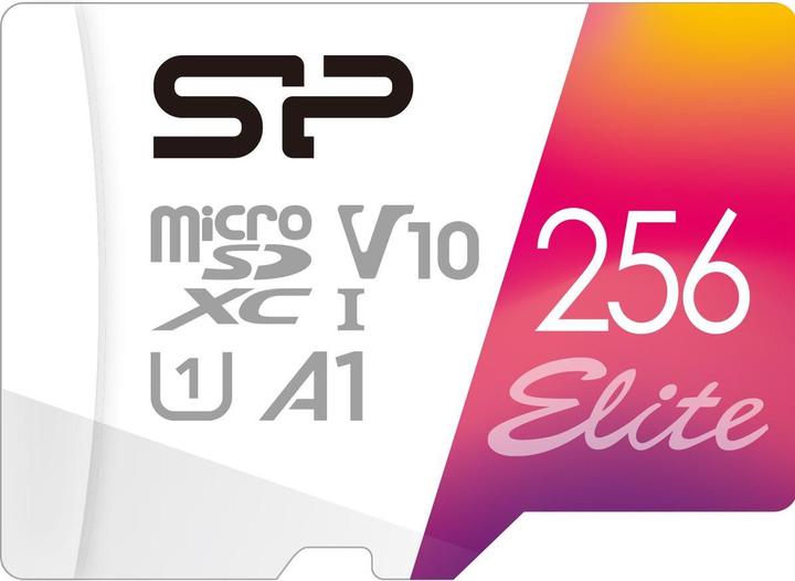 Produktbild Silicon Power memory card Elite Micro SDXC 256GB UHS-I A1 V10 (256 GB, microSDXC, UHS-I)