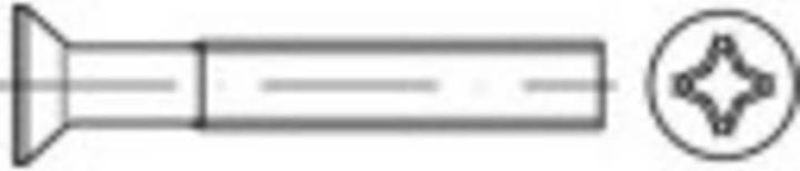 Actual product image Toolcraft Countersunk screws M4 5 mm cross (200 Screws per piece)