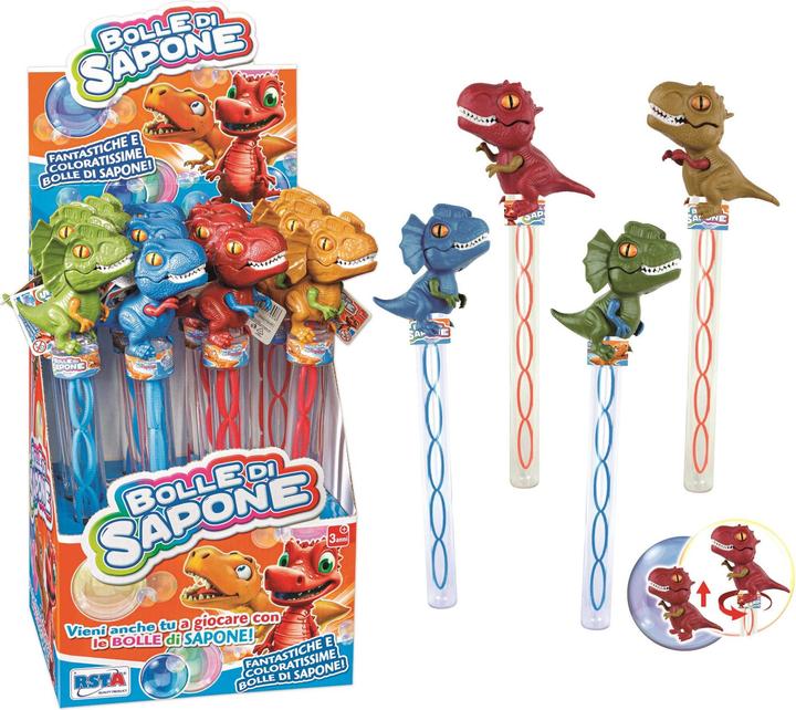 Rs Toys SPADA BOLLE DI SAPONE DINO 135 ML 4 ASS.