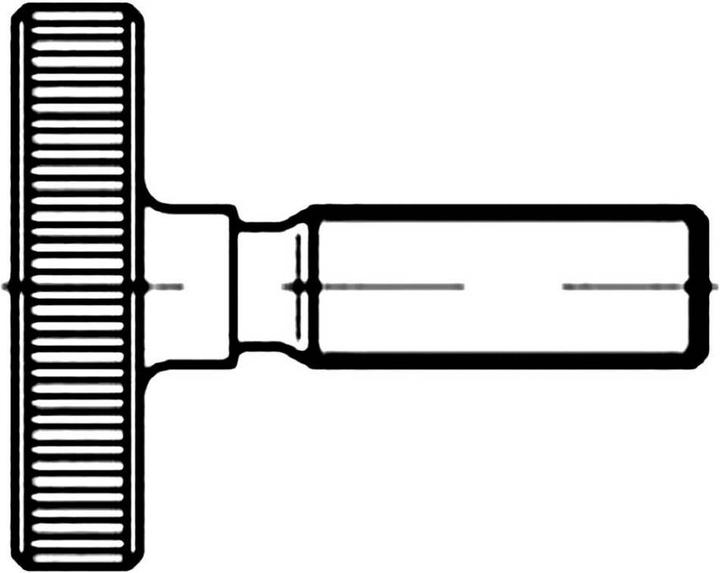 Produktbild Toolcraft Rändelschrauben (50 Schrauben pro Stück)
