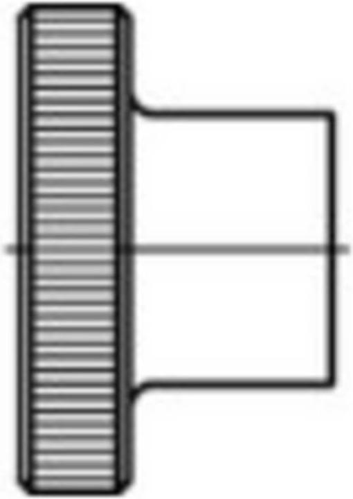 Produktbild Toolcraft Rändelmuttern (M3)