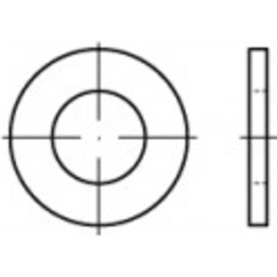 Toolcraft, Muttern + Unterlegscheiben, Scheiben