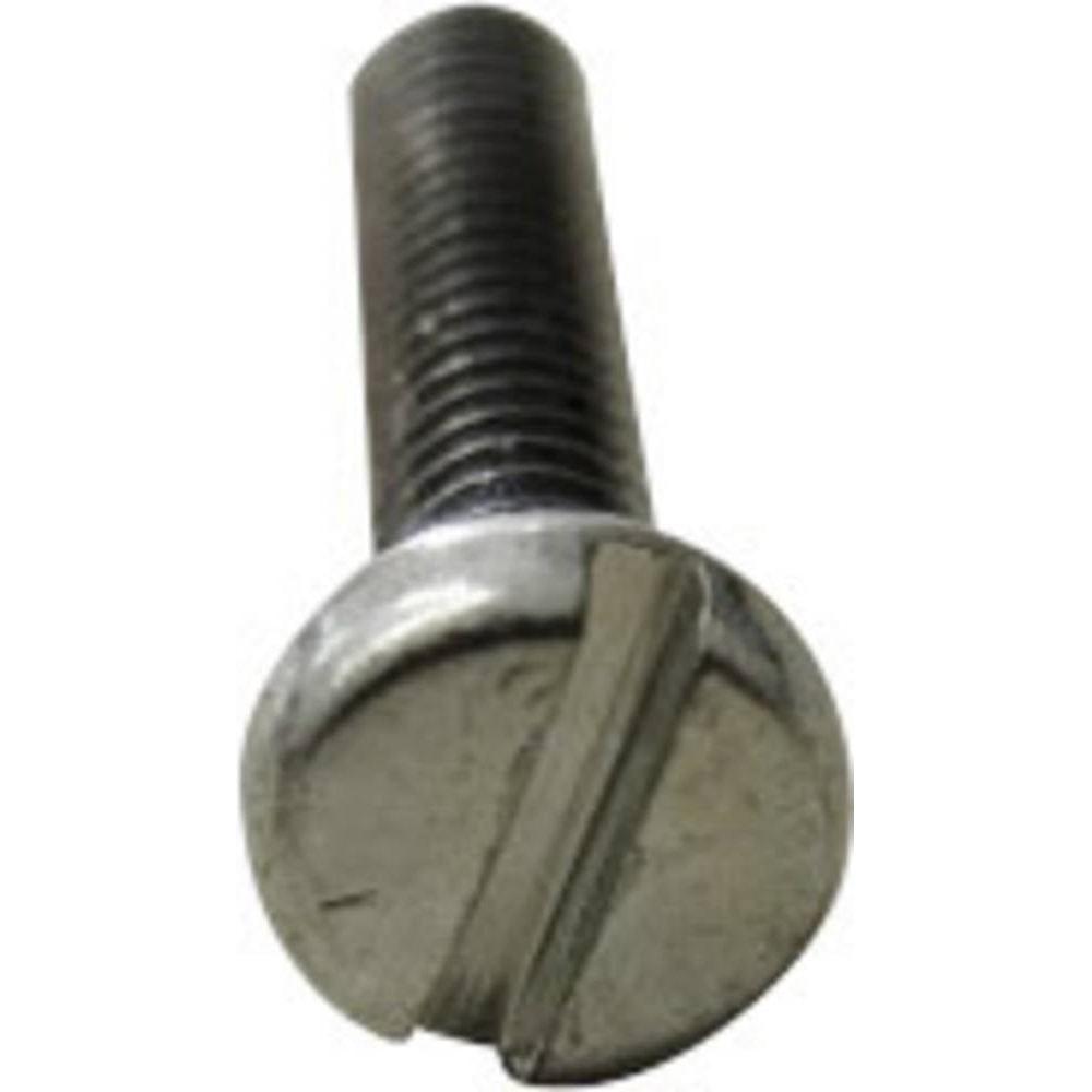 Toolcraft, Schrauben, Zylinderkopfschraube mit Schlitz (100 Schrauben pro Stück)