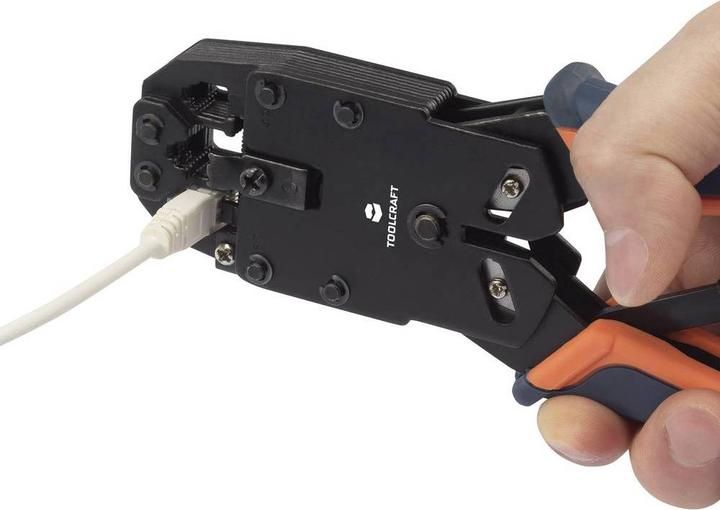 Produktbild Toolcraft Crimpzange RJ1011/12/45 4/6/8-polig (205 mm)
